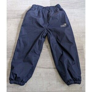 Muddy Puddles Rain Pants Fleece Lined Boys Toddler Sz 2-3 Years Navy Blue